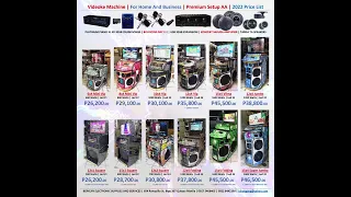 VIDEOKE PRICE LIST 2022 | PREMIUM SETUP AA | 6X4 8X4 10X4 12X1 12X2 15X1 12X4 15X4 FOLDING JUMBO