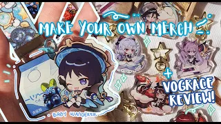 Make Your Own Acrylic Charms!! | VOGRACE REVIEW, MAKING PROCESS & MERCH TIPS