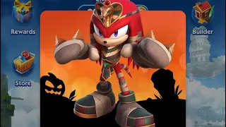 I unlocked Mummy Knuckles￼🎃👻!￼