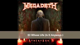 Megadeth  Th1rt3en full album 2011 (Original version)