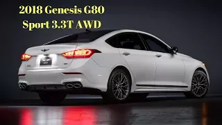 WOW!!!! 2018 Genesis G80 Sport 3 3T AWD Review