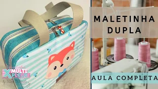 Frasqueira Dupla Infantil muito fácil - PAP Costura Criativa - DIY