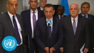 Arab Group on the situation in Gaza, following meeting with UN Secretary-General - Media Stakeout