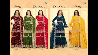 YOUR CHOICE ZARAA VOL 2 | Heavy Georgette Wholesale Dress Materials Catalog - Solanki Textiles