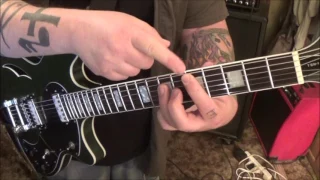 SICK PUPPIES - GUNFIGHT - CVT Guitar Lesson by Mike Gross - Tutorial