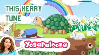 This Merry Tune: Fun kids yoga, music & movement song with Bunnies, Dragons, Frogs and More!
