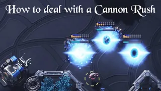How to deal with a Cannon Rush