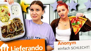 Wir BESTELLEN das SCHLECHTESTE ESSEN beim Lieferdienst ! 😭  (1 Stern Bewertung) - Celina