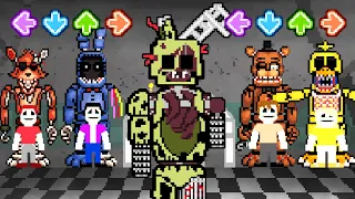 Springtrap & Afton Battle in Friday Night Funkin' Mod