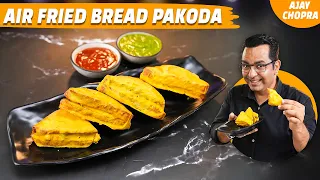 How to Make Crispy Bread Pakoda without Frying | Philips Air Fryer Recipe | Chef Ajay Chopra