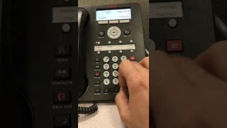 How to Clear Avaya Phone 1608 - Tutorial steps