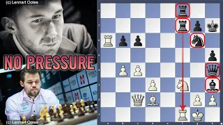 No pressure | Magnus Carlsen vs Sergey Karjakin | Norway Chess 2021