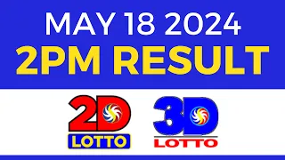 2pm Lotto Result Today May 18 2024 | Swertres Ez2