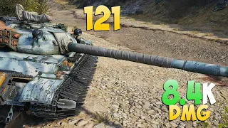 121 - 3 Frags 8.4K Damage - How to dominate! - World Of Tanks