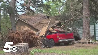 Cedarville residents picking up storm damage ahead of second round