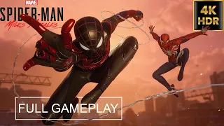 Marvel's Spider-Man Miles Morales Gameplay Walkthrough FULL GAME PS5 (4K 60FPS HDR) No Commentary