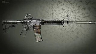 Animation of AR 15 Rifle