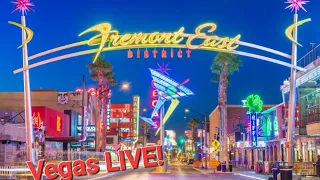 Las Vegas LIVE on Fremont Street at night, Friday, Feb 23, 2024