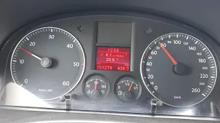 Расход топлива VW Caddy 1.9TDI BLS