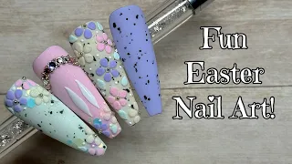 Easter Nail Art | Madam Glam | Nail Sugar | Crystal Parade