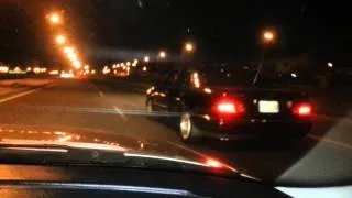 BMW 750il E38 V12 VS Mercedes Benz E420 W210 V8 - 2nd Run