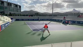 Carlos Alcaraz (16) dominating at ITF in Manacor (Mallorca) in January 2020