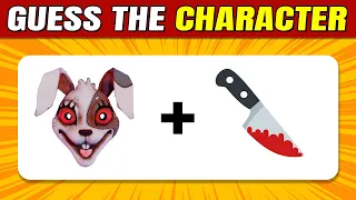 Guess The FNAF Character by Voice & Emoji - Fnaf Quiz | Five Nights At Freddys| Vanny, Chica, Foxy