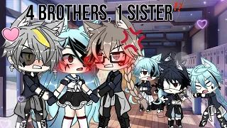 😈~ 4 brothers, 1 sister ~ 💔 GLMM Gachalife mini movie [GACHA]