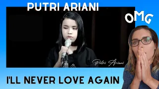 LucieV Reacts to Putri Ariani  - I'll Never Love Again (Lady Gaga Cover)