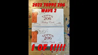 2 Packs of 2022 Topps 206 Insane 1 of 1 hit and two American Beauty Backs!!!