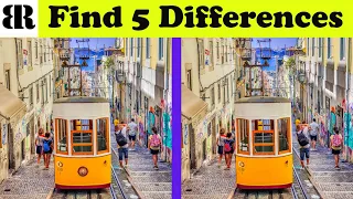 Find The Difference | Spot The 5 Differences | Can you find all the difference? | 10 rounds | City 2