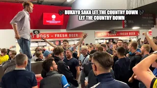 Bukayo Saka Let the Country Down! - Chelsea Fans at Arsenal