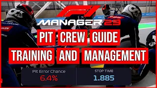 1.8 Second Pitstops - Complete Pit Crew and Sporting Director Guide - F1 Manager 2023