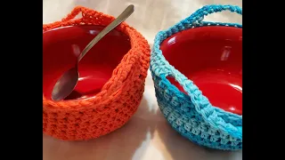 How to make a bowl cozy with handles