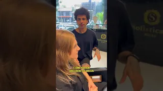 Gringa no cabeleireiro brasileiro