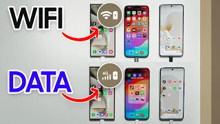 WiFi vs 4G Data Samsung S24 Ultra vs iPhone 15 Pro Max vs Pixel 8 Pro EXTREME Battery Drain Test