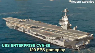 Modern Warships: USS ENTERPRISE CVN-80 action gameplay.