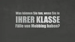 Carsten Stahl hilft - Was können Sie tun, wenn Sie in Ihrer Klasse Fälle von Mobbing haben?