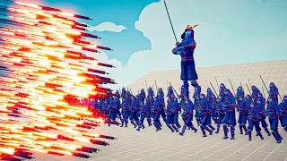 100x SAMURAI + GIANT vs EVERY GOD - Totally Accurate Battle Simulator TABS