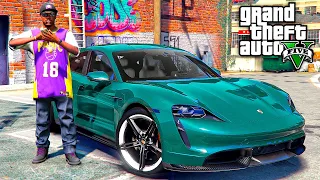 ЕДУ на ПОРШ ТАЙКАНЕ проверить СВОЙ БИЗНЕС ! ВЫПИСАЛИ ШТРАФ? GTA 5 МОЙ ДОМ РОССИЯ ⚡ ГАРВИН