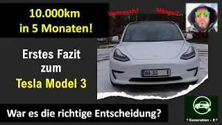 10.000km in 5 Monaten mit dem Tesla Model 3 - War es die richtige Entscheidung? Mein Zwischenfazit!