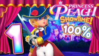 Princess Peach Showtime Walkthrough Part 1 (Switch) 100% Sword & Ninja Floor 1