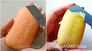 Dry Soap carving ASMR/ relaxing sounds/No talking. Satisfaction ASMR video/Cutting soap