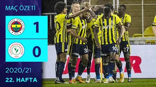 ÖZET: Fenerbahçe 1-0 Ç. Rizespor | 22. Hafta - 2020/21