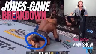 Jon Jones vs. Ciryl Gane BREAKDOWN | A Detailed Look at the 1st Round Guillotine Submission