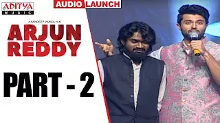 Arjun Reddy Audio Launch Part - 2 || Vijay Devarakonda || Shalini