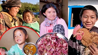 Dhanlxami family cooking chicken curry for their lunch || Sumnima Rai || Dhanlxami ||