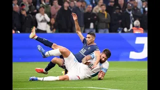 Achraf Hakimi Red Card Marseille vs Psg 0-0