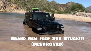 New 2022 Jeep 392 Wrangler SUNK AND STUCK!!(DESTROYED)!!