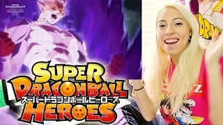 SUPER SAIYAN BLUE GOKU VS SUPER HEARTS!!! - SUPER DRAGON BALL HEROES EPISODE 13 REACTION & REVIEW!!!